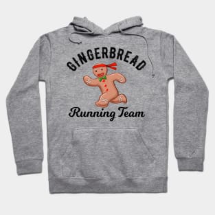 Gingerbread running team xmas 2020 Hoodie